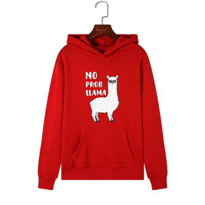 Svakodnevna ženska majica s aplikacijom, dugim rukavima i kapuljačom