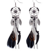 Cercei de damă cu design capcană de vis