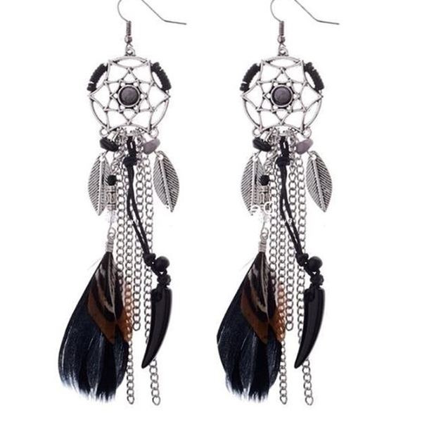 Cercei de damă cu design capcană de vis