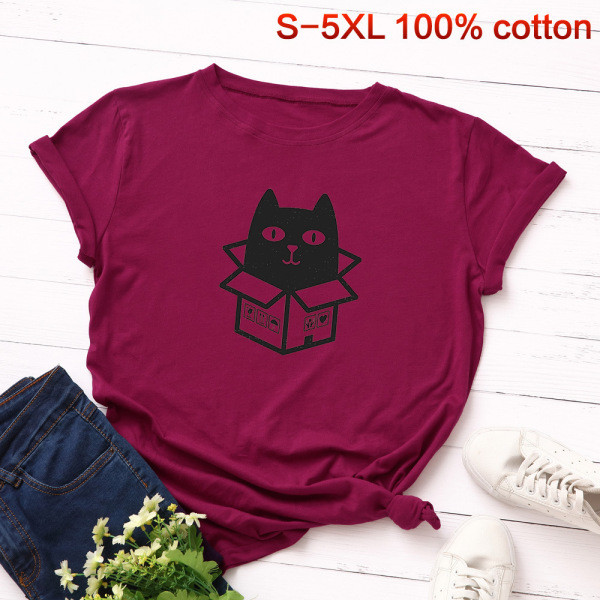 Női alkalmi póló színes rátéttel és ovális nyakkivágással