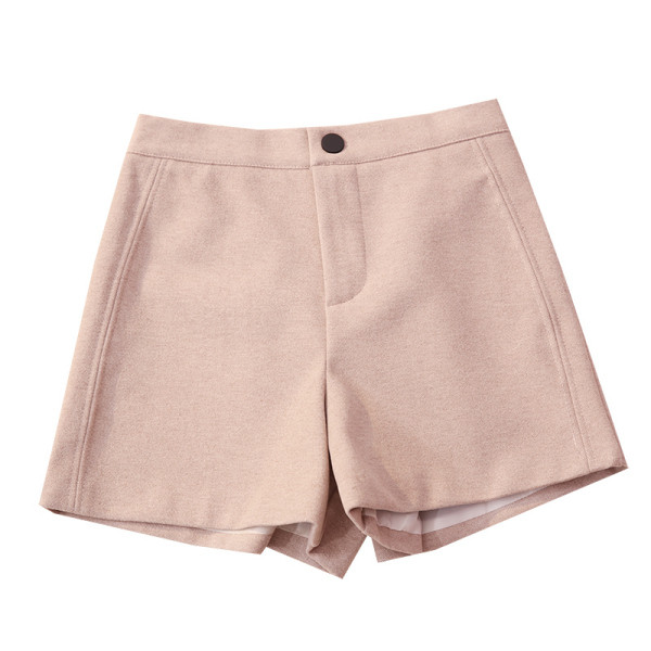 Naiste lühikesed püksid kõrge vöökohaga tavaline mudel