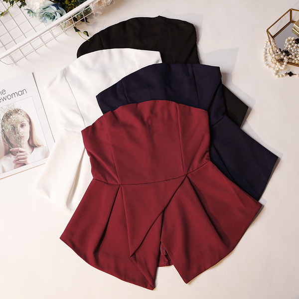 Stiilne naiste top-lõikega mudel ilma rihmadeta