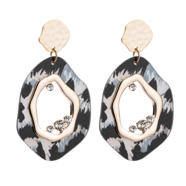 Állatmintás női fülbevaló