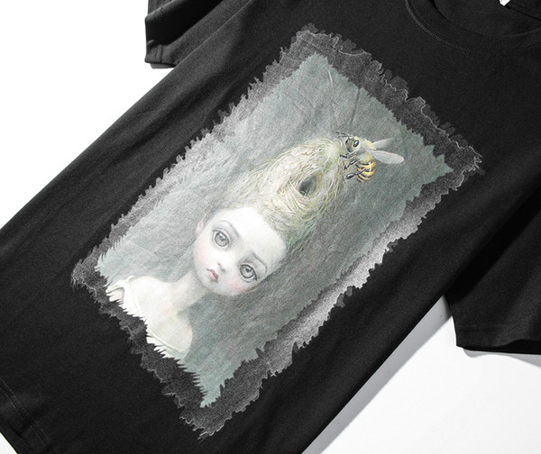 Tricou unisex model nou cu imprimeu si maneci scurte