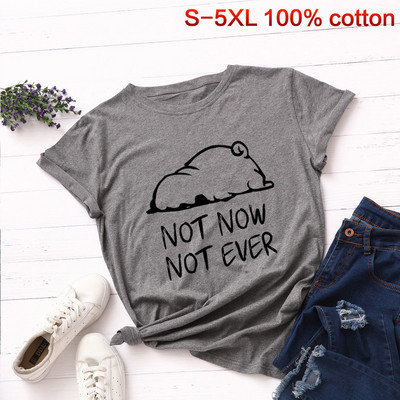 Ženska ležerna majica s aplikacijom i O-izrezom