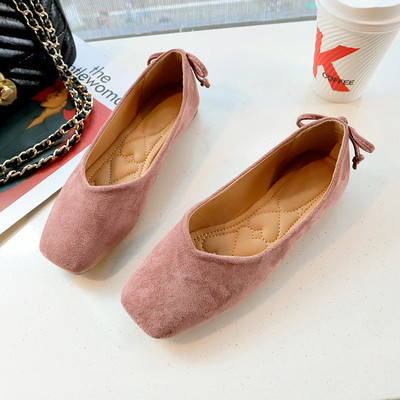 Ležerne ženske antilop cipele s ravnim potplatom