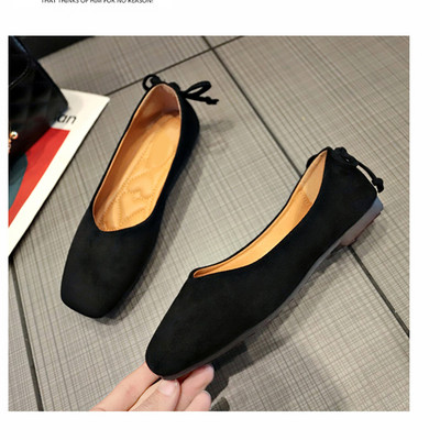 Ležerne ženske antilop cipele s ravnim potplatom