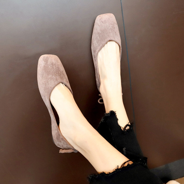 Ležerne ženske antilop cipele s ravnim potplatom