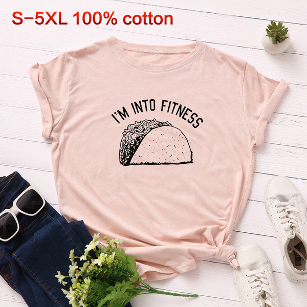 Moteriški laisvalaikio marškinėliai su raštu ir ovalia iškirpte