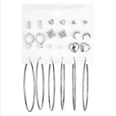 Set șase cercei - cinci modele