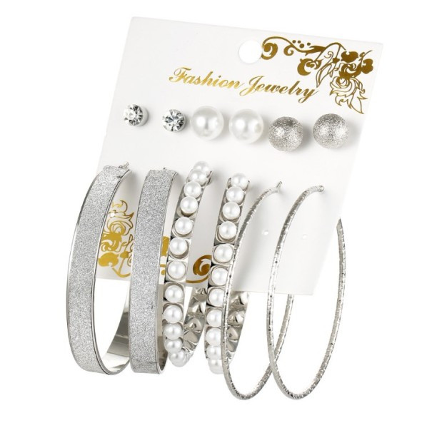 Set șase cercei - cinci modele