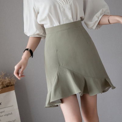 Fusta scurta de dama model nou cu talie inalta