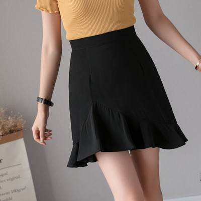 Fusta scurta de dama model nou cu talie inalta