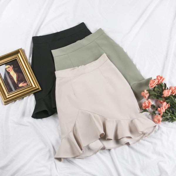 Fusta scurta de dama model nou cu talie inalta