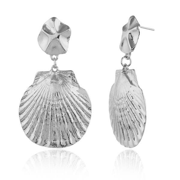 Női fülbevaló kagyló formájú