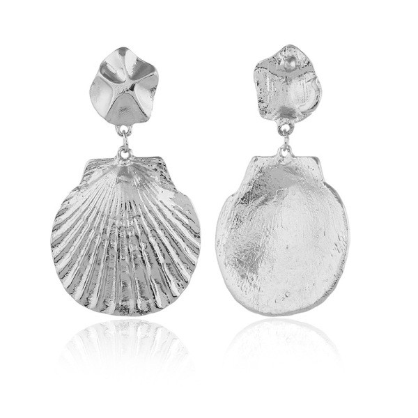 Női fülbevaló kagyló formájú