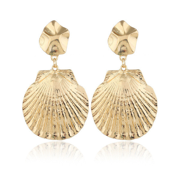 Női fülbevaló kagyló formájú