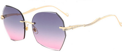 Jauns modernu saulesbriļļu modelis ar krāsainām lēcām