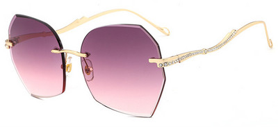 Jauns modernu saulesbriļļu modelis ar krāsainām lēcām