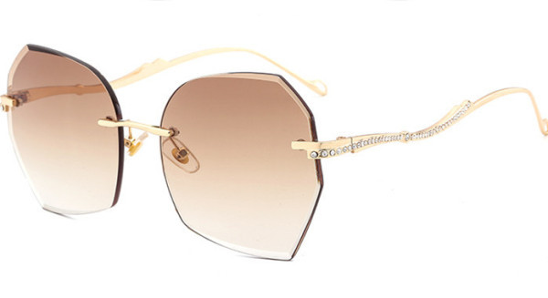 Jauns modernu saulesbriļļu modelis ar krāsainām lēcām