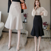 Stiilne kõrge vöökohaga naiste seelik – lõikega mudel