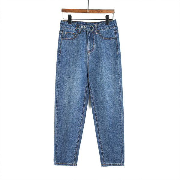 Alkalmi női farmer magas derékkal - széles modellel