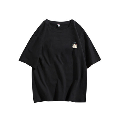 Tricou casual barbatesc model larg cu aplicatie