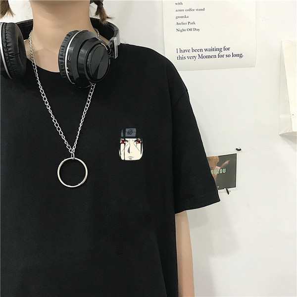 Tricou casual barbatesc model larg cu aplicatie