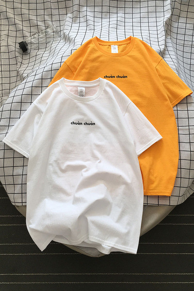 Muška pamučna majica kratkih rukava, natpis i print na leđima