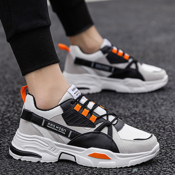 Új modell alkalmi férfi tornacipők fűzős