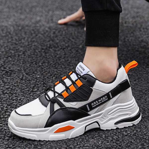 Új modell alkalmi férfi tornacipők fűzős