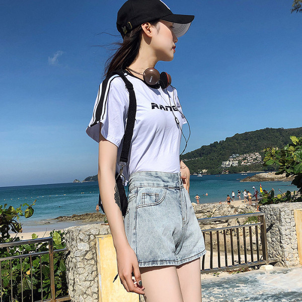 Ženske ležerne kratke traperice s visokim strukom