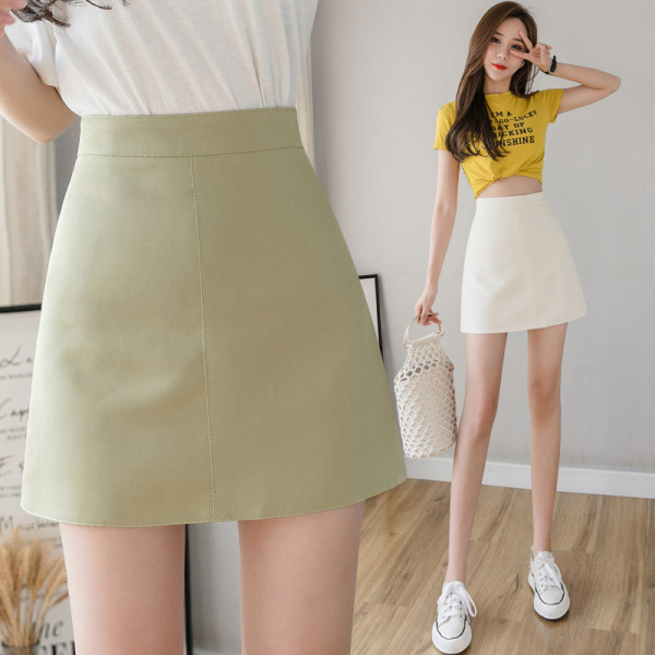 Moodne naiste seelik Õhuke kõrge vöökohaga mudel