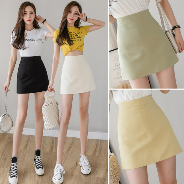 Moodne naiste seelik Õhuke kõrge vöökohaga mudel