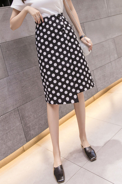 Fusta lunga moderna de dama model asimetric