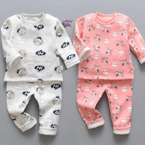 Vaikiška pižama su aplikacija tinka mergaitėms ir berniukams