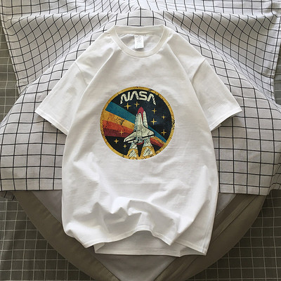 Värvilise aplikatsiooniga igapäevaste meeste T-särgi uus mudel