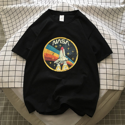 Värvilise aplikatsiooniga igapäevaste meeste T-särgi uus mudel