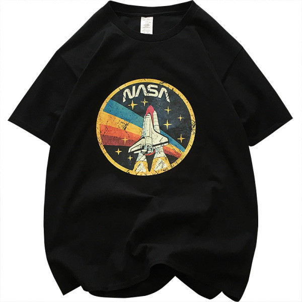 Värvilise aplikatsiooniga igapäevaste meeste T-särgi uus mudel