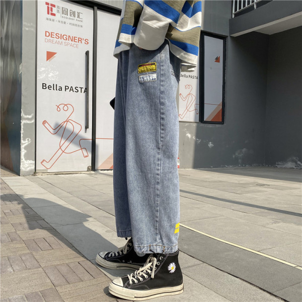 Ležerne muške traperice do gležnja