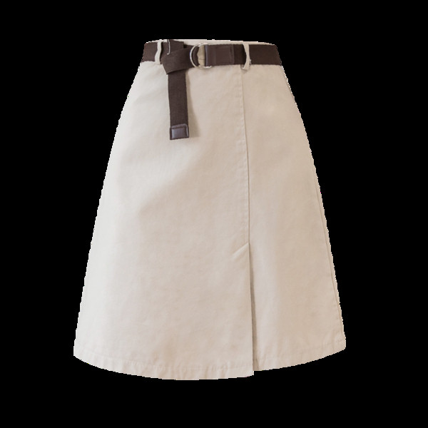 Fusta de dama model drept cu talie inalta si crapata