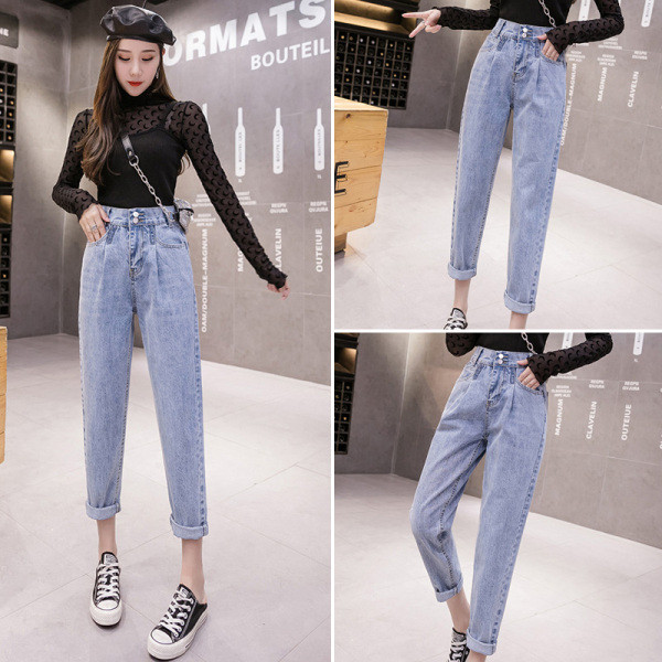 Model nou de blugi dama - model drept cu talie inalta