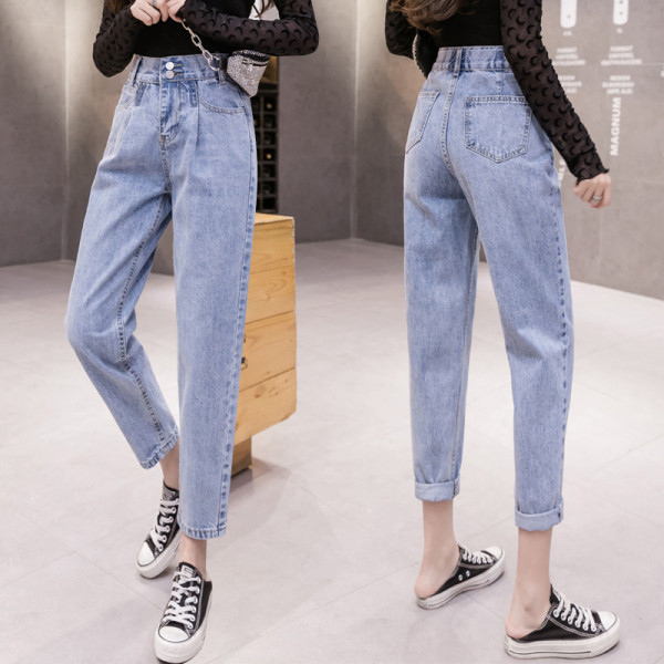 Model nou de blugi dama - model drept cu talie inalta