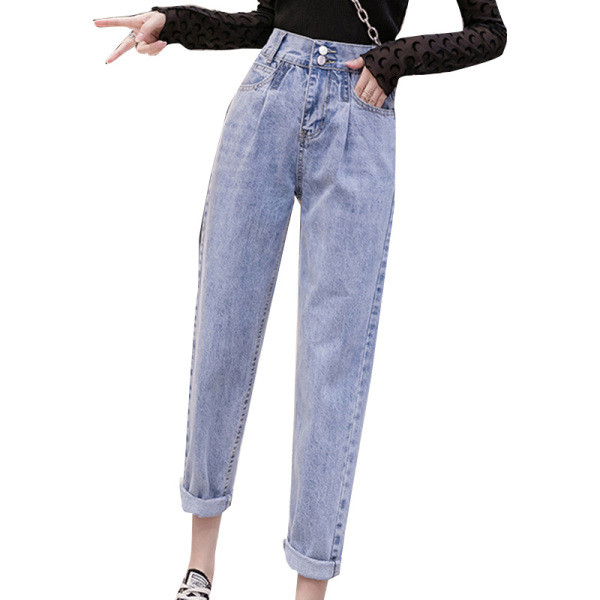 Model nou de blugi dama - model drept cu talie inalta
