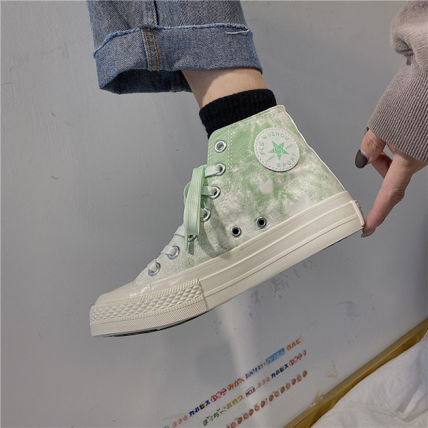 Alkalmi tavaszi női tornacipő lapos talppal