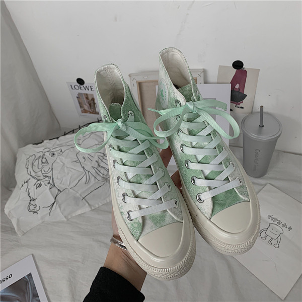 Alkalmi tavaszi női tornacipő lapos talppal