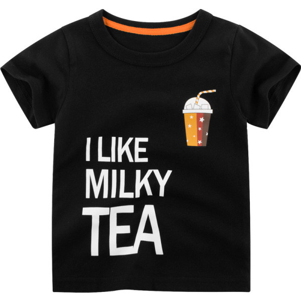 Kasdieniai vaikiški marškinėliai su užrašais berniukams