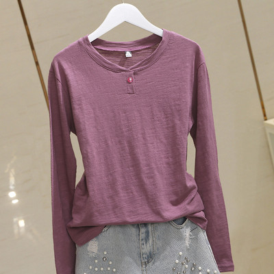 Ikdienas sieviešu pavasara blūze - plats modelis