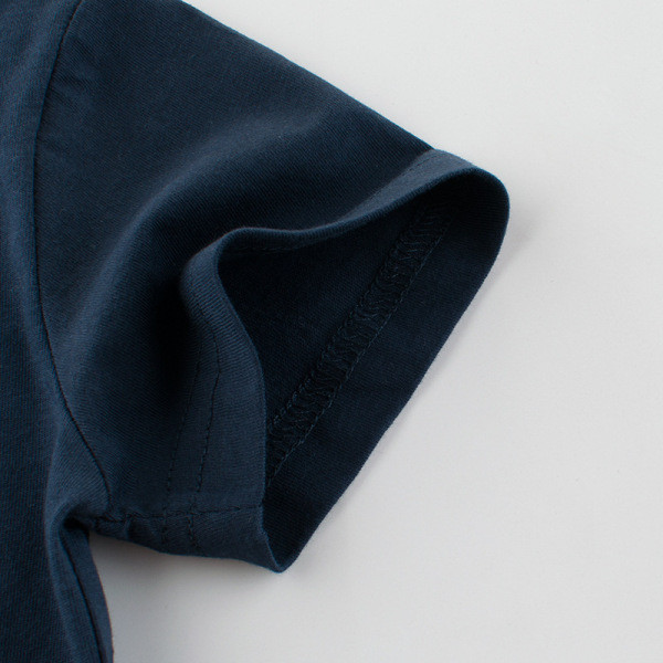 Modernūs vaikiški marškinėliai berniukams su užrašu ir trumpomis rankovėmis