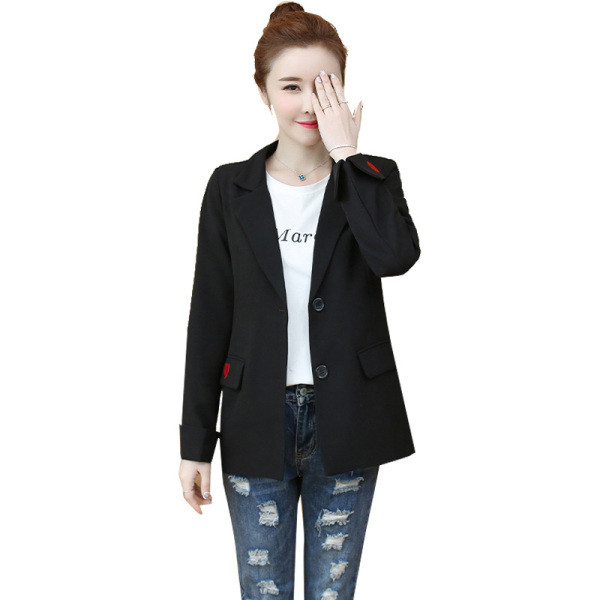 Naujo modelio sportiškas-elegantiškas moteriškas švarkas su siuvinėjimais